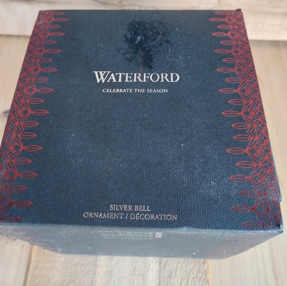 Waterford Silver Bell Ornament Collectible Christmas Decoration 2019 Annual - Picture 4 of 12